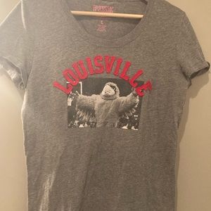 VS Pink Collegiate Collection Louisville Cardinals Tee